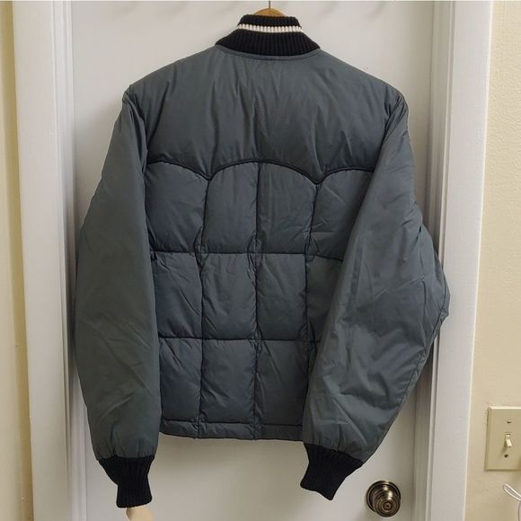 🤩New with tags Rare Vintage Comfy down puffer gray jacket size men's S - Picture 10 of 10